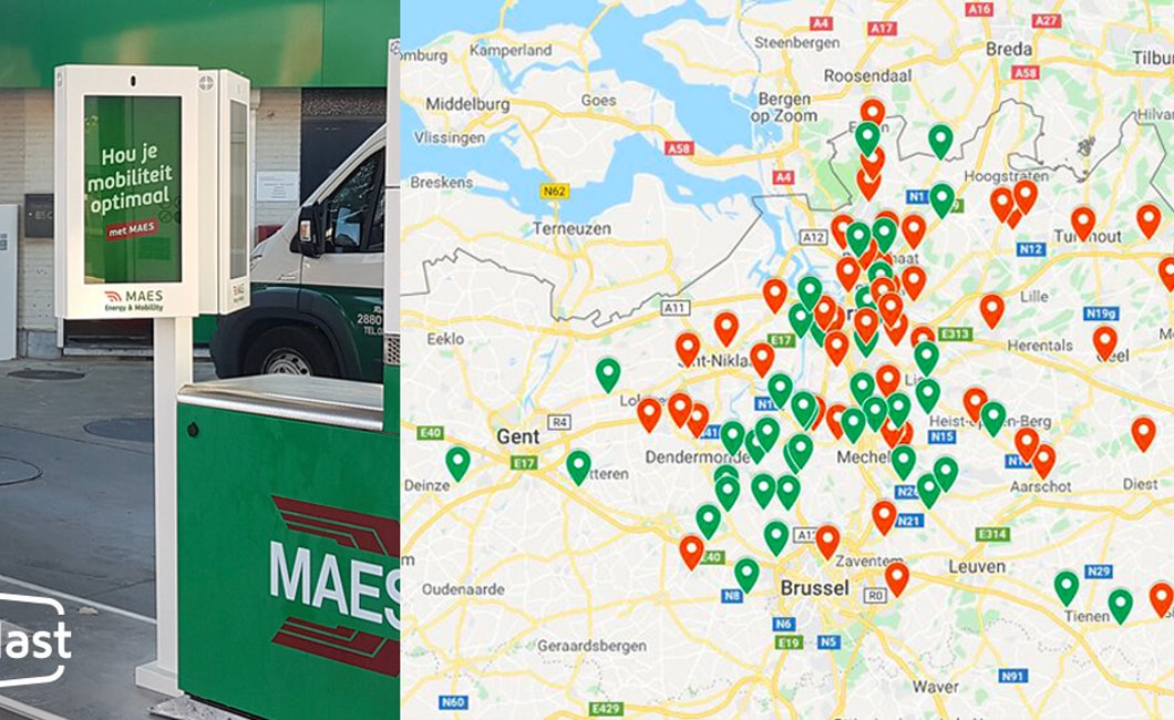 Blast delivers Digital Petrol Displays in Belgium