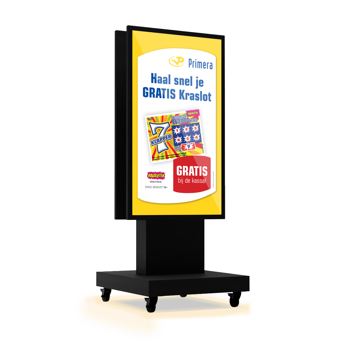 Blast Battery powered sidewalk sign 55"