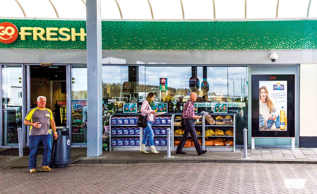 Blast Digital Signage and MMD Media at petrol stations