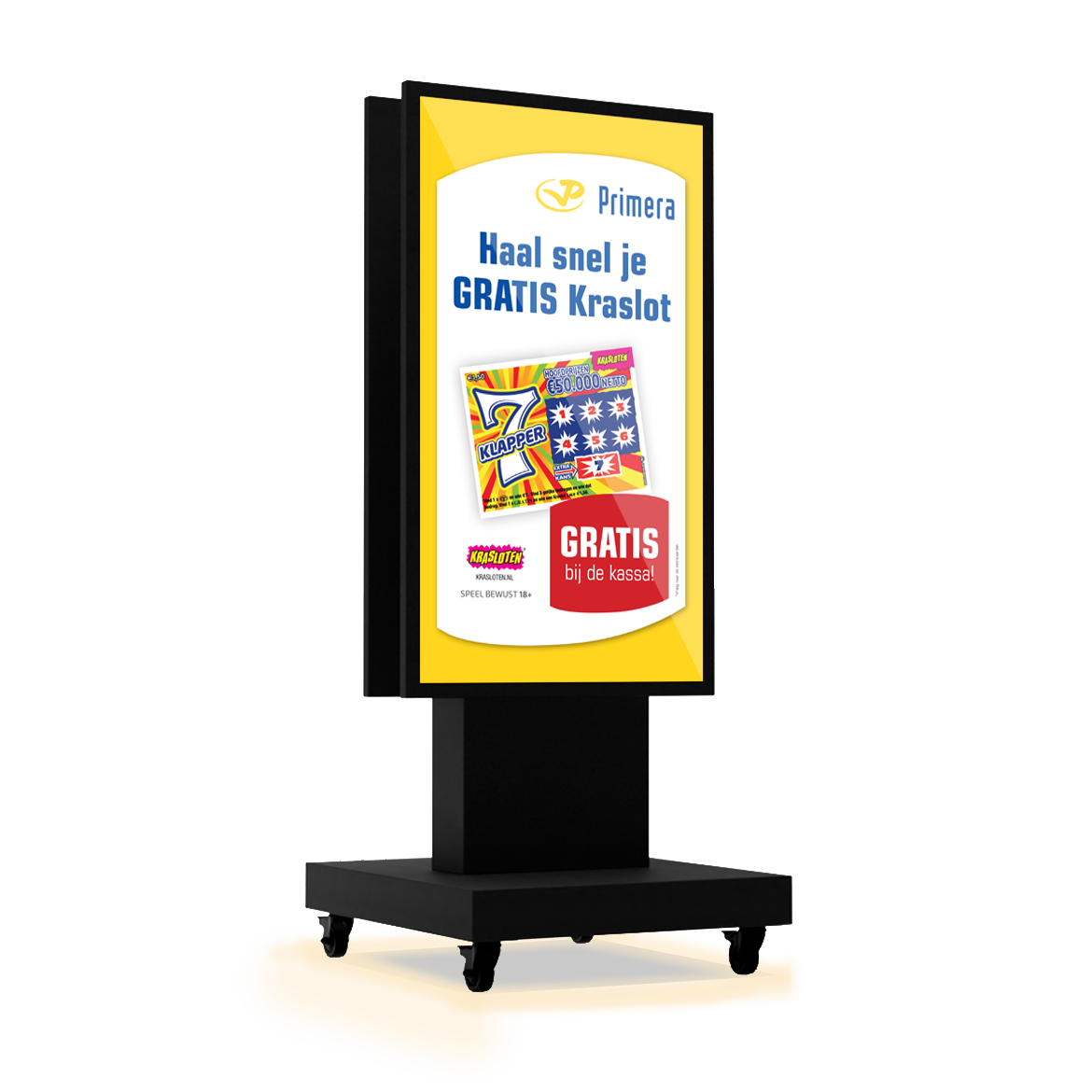 Blast Battery powered sidewalk sign 55"